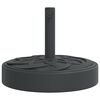 vidaXL Base de parasol pour m&acirc;ts &Oslash;38 / 48 mm 25 kg rond