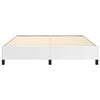 vidaXL Cadre de lit sans matelas blanc California similicuir