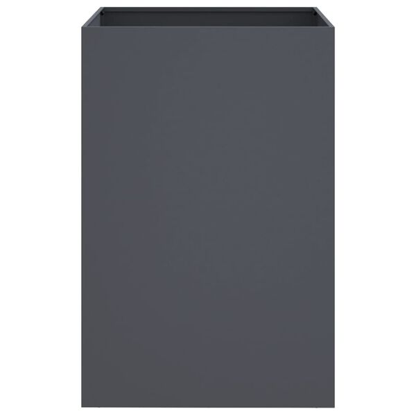 vidaXL Jardini&egrave;re anthracite 52x48x75 cm acier