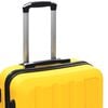 vidaXL Valise rigide 3 pcs Jaune ABS