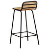 vidaXL Chaises de bar lot de 4 bois de manguier solide