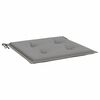 vidaXL Coussins de chaise de jardin lot de 2 gris 50x50x4 cm
