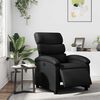 vidaXL Fauteuil inclinable &eacute;lectrique noir similicuir