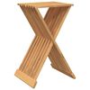 vidaXL Tabouret pliant 40x32,5x70 cm Bois massif de teck