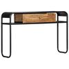 vidaXL Table console 118 x 30 x 75 cm Bois de manguier massif