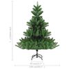 vidaXL Sapin de No&euml;l artificiel Nordmann avec LED et boules Vert 210cm