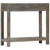 vidaXL Table console Gris 86 x 30 x 76 cm Bois de manguier massif