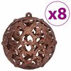 vidaXL Boules de No&euml;l 100 pcs marron 3 / 4 / 6 cm