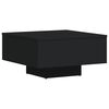 vidaXL Table basse noir 60x60x31,5 cm bois d'ing&eacute;nierie