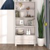 vidaXL Buffet HAMAR Bois massif de pin Blanc
