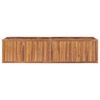 vidaXL Lit sur&eacute;lev&eacute; de jardin 200x50x50 cm Bois de teck solide