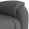 vidaXL Fauteuil inclinable Gris foncé Tissu