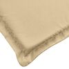 vidaXL Coussin de chaise longue beige mélangé 186x58x4 cm tissu
