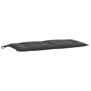 vidaXL Coussin de banc de jardin anthracite m&eacute;lang&eacute; 100x50x7 cm tissu