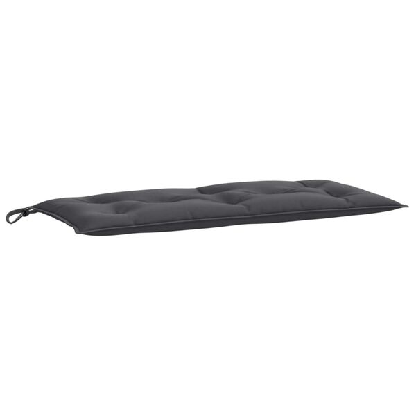 vidaXL Coussin de banc de jardin anthracite m&eacute;lang&eacute; 100x50x7 cm tissu
