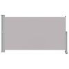 vidaXL Auvent lat&eacute;ral r&eacute;tractable de patio 140 x 300 cm Gris