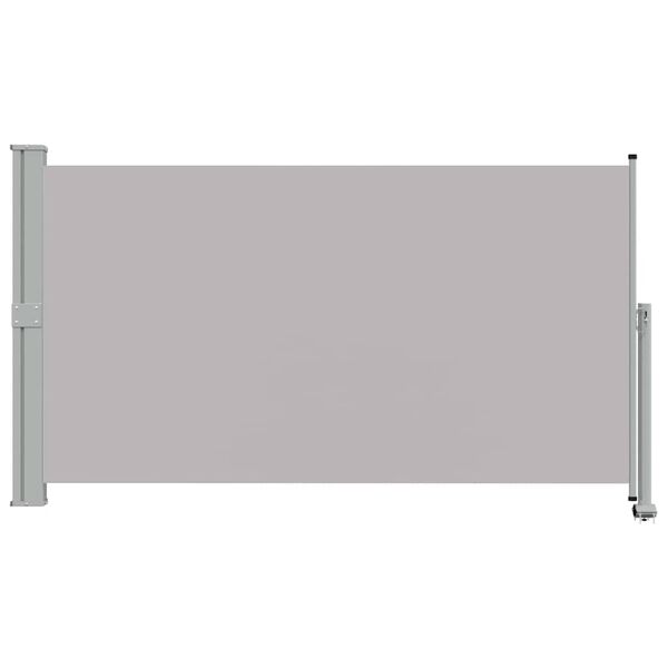 vidaXL Auvent lat&eacute;ral r&eacute;tractable de patio 140 x 300 cm Gris