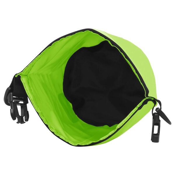 vidaXL Sac sec Vert 5 L PVC