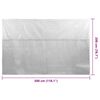 vidaXL Film solaire de piscine flottant PE 300x200 cm Gris