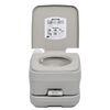 vidaXL Toilette portable de camping Gris 10+10 L
