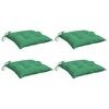vidaXL Coussins de chaise lot de 4 vert 40x40x7 cm tissu oxford
