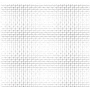 vidaXL Cl&ocirc;ture de jardin sertie Acier inoxydable 50x50 cm 31x31x3 mm