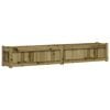 vidaXL Jardinière 180x31x31 cm bois de pin imprégné