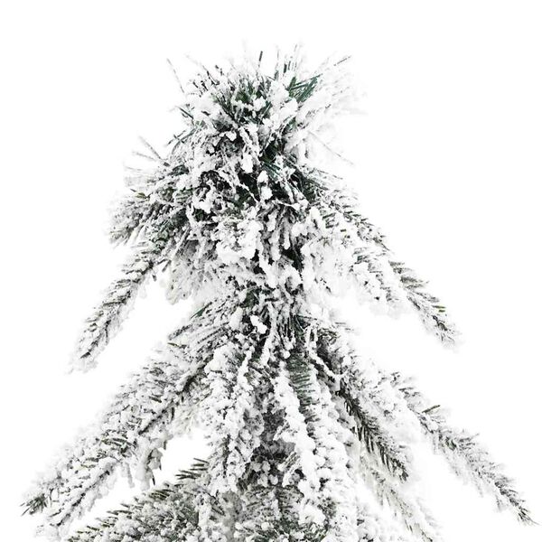 vidaXL Sapin de Noël artificiel avec neige floquée 150 cm