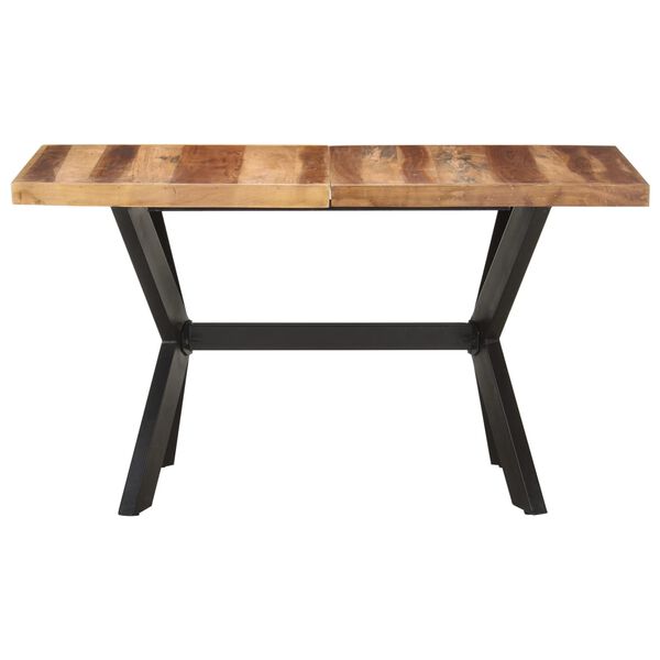 vidaXL Table de salle &agrave; manger 140x70x75 cm Bois avec finition miel