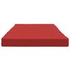 vidaXL Coussins de chaise longue lot de 2 rouge tissu oxford