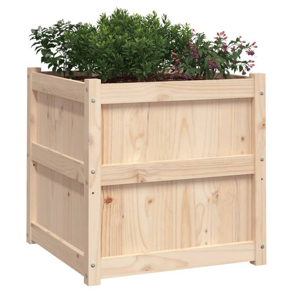 vidaXL Jardini&egrave;re d'ext&eacute;rieur 60x60x60 cm bois de pin massif