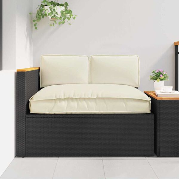 vidaXL Ensemble de coussins 3 pcs Cr&egrave;me Tissu Oxford