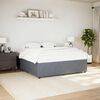 vidaXL Cadre de lit sans matelas gris foncé California velours