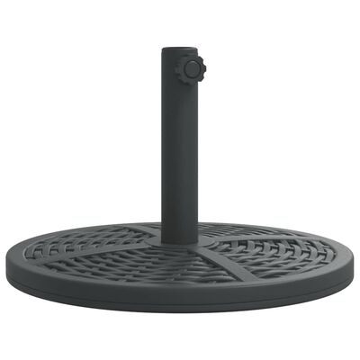 vidaXL Base de parasol pour mâts Ø38 / 48 mm 12 kg rond