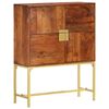 vidaXL Buffet 80x30x100 cm Bois d'acacia solide