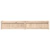 vidaXL Jardini&egrave;res 2 pcs bois de pin massif