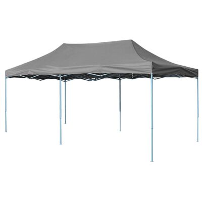 vidaXL Tente de réception pliable 3 x 6 m Anthracite