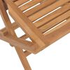 vidaXL Ensemble &agrave; manger de jardin 5 pcs Bois de teck massif