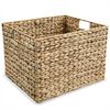 vidaXL Panier de rangement 3 pcs Jacinthe d'eau