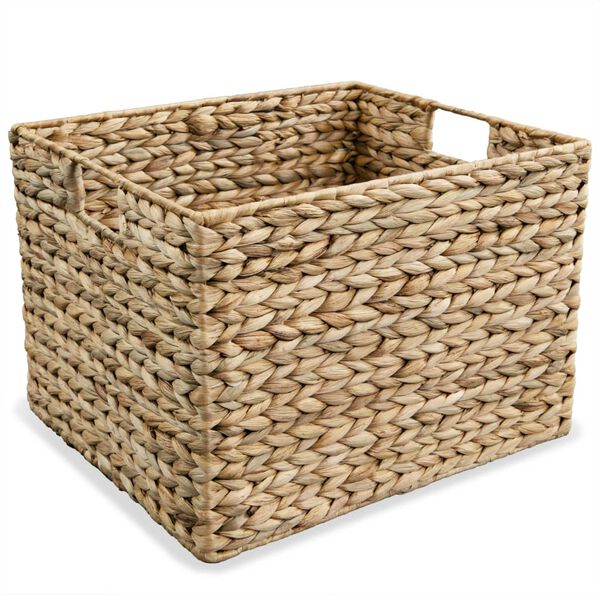 vidaXL Panier de rangement 3 pcs Jacinthe d'eau