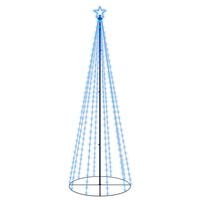 vidaXL Arbre de Noël cône 310 LED Bleues 100x300 cm