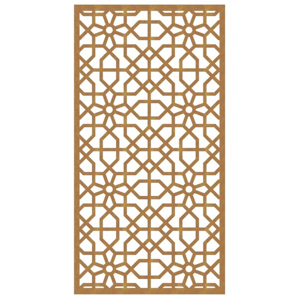 vidaXL Décoration murale jardin 105x55cm acier corten design mauresque