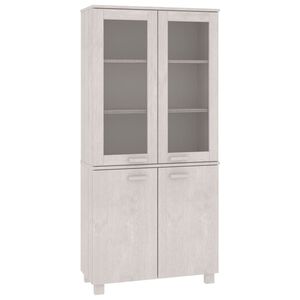 vidaXL Buffet HAMAR Bois massif de pin Blanc