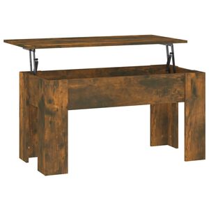 vidaXL Table basse Ch&ecirc;ne fum&eacute; 101x49x52 cm Bois d'ing&eacute;nierie