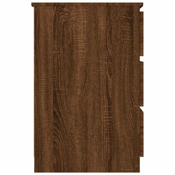 vidaXL Bureau Ch&ecirc;ne marron 140x50x77 cm Bois d'ing&eacute;nierie