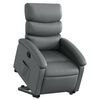 vidaXL Fauteuil inclinable gris similicuir