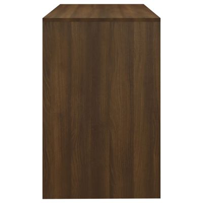 vidaXL Bureau Chêne marron 101x50x76,5 cm Bois d'ingénierie