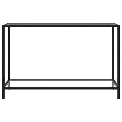 vidaXL Table console Transparent 120x35x75 cm Verre trempé