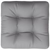vidaXL Coussin de palette gris tissu