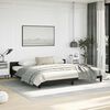 vidaXL Cadre de lit sans matelas noir California similicuir